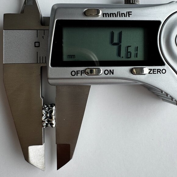 PANDORA Aloha Flower Spacer Charm 790498 925 ALE Retired Silver Collectible Bead - Picture 8 of 10